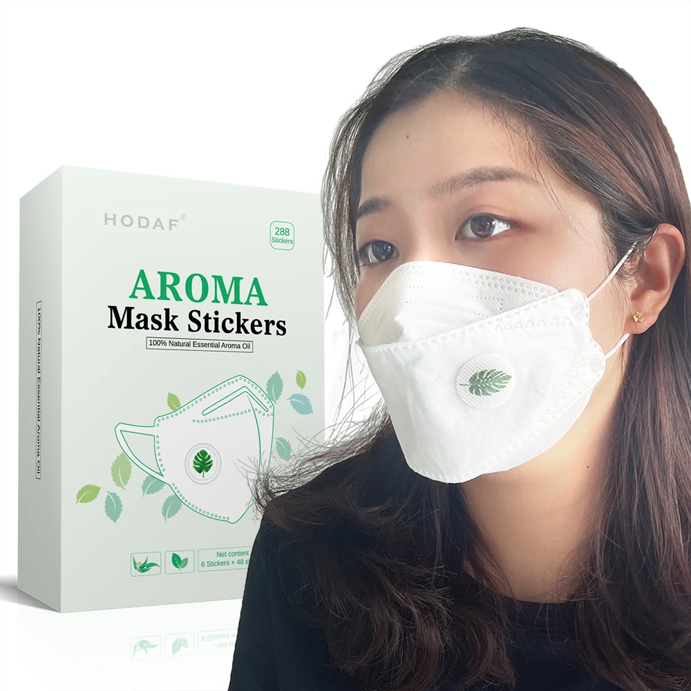 Natural Pure Aroma Essence Oil Customized Aroma Scented Face Mask Stickers Patch