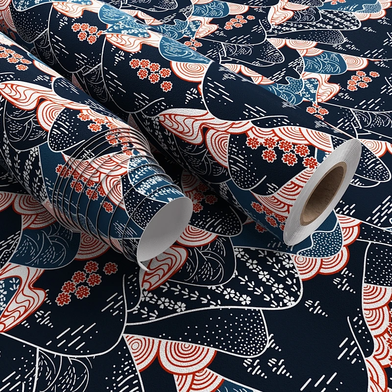 Modern Custom Self-Adhesive PVC Wallpaper for Home Decor Unique House Design Living Room Wallpaper for Anniversary