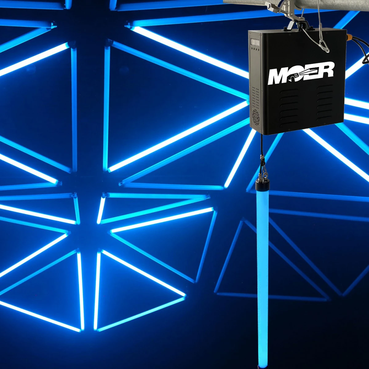 DMX 3D led tube Light Tube Dmx Winch Lighting Sphere Lifting Professional
