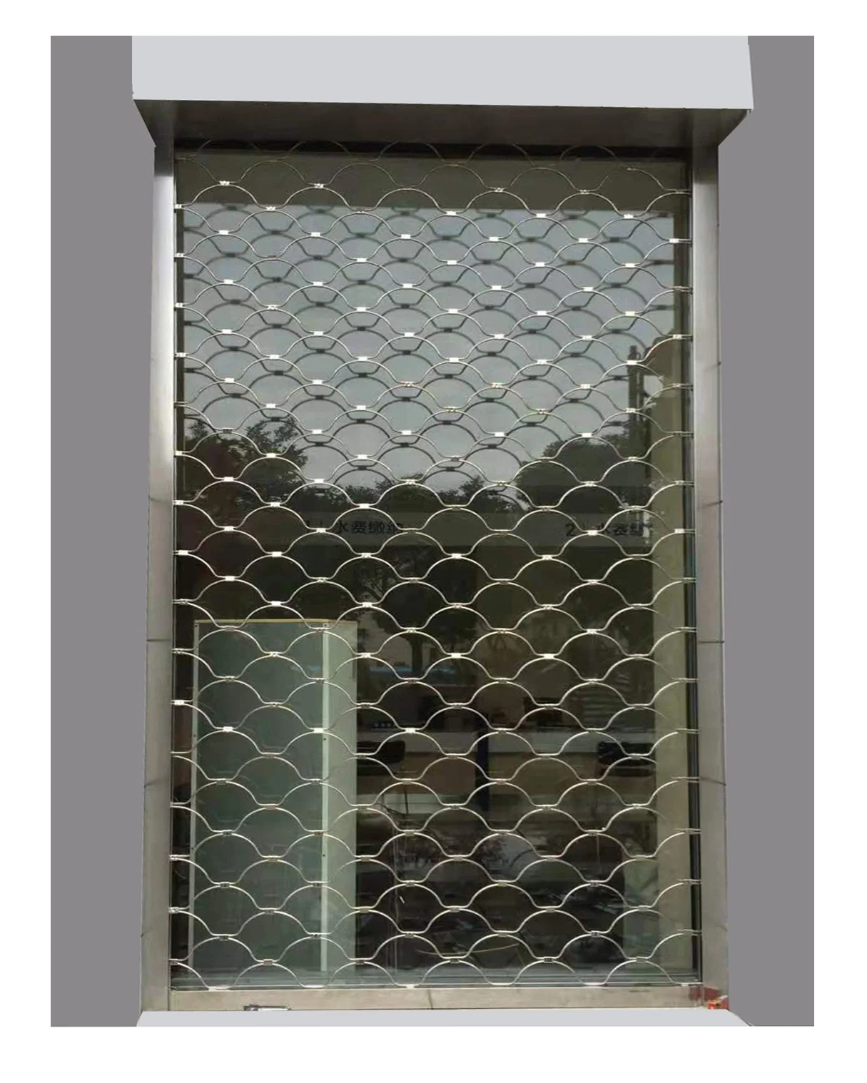 2025 New Stainless Steel Grille Roller Shutter Door 304SS Commercial Shop Front Automatic Metal Grills Roll up Security Doors