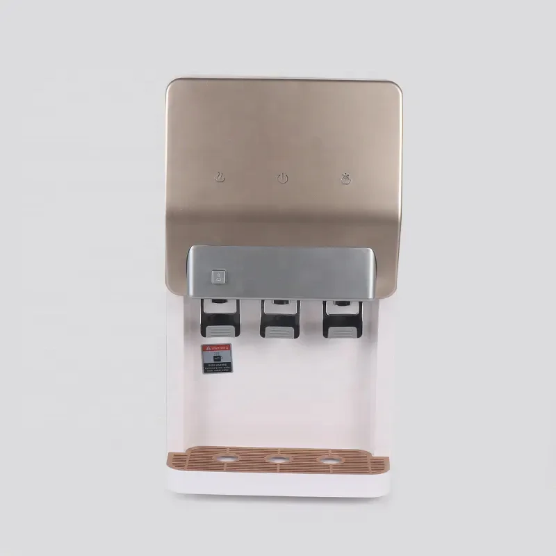 Korean Hot and cold Bottlleless ice Water Dispenser Water Cooler Filter Water Dispenser with 4 stage RO Purification