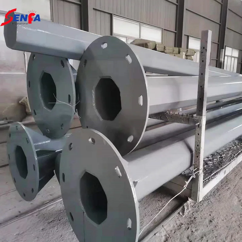 Q235 Steel Lamp Post 5-15m Galvanized Traffic Street Light/Lighting Pole