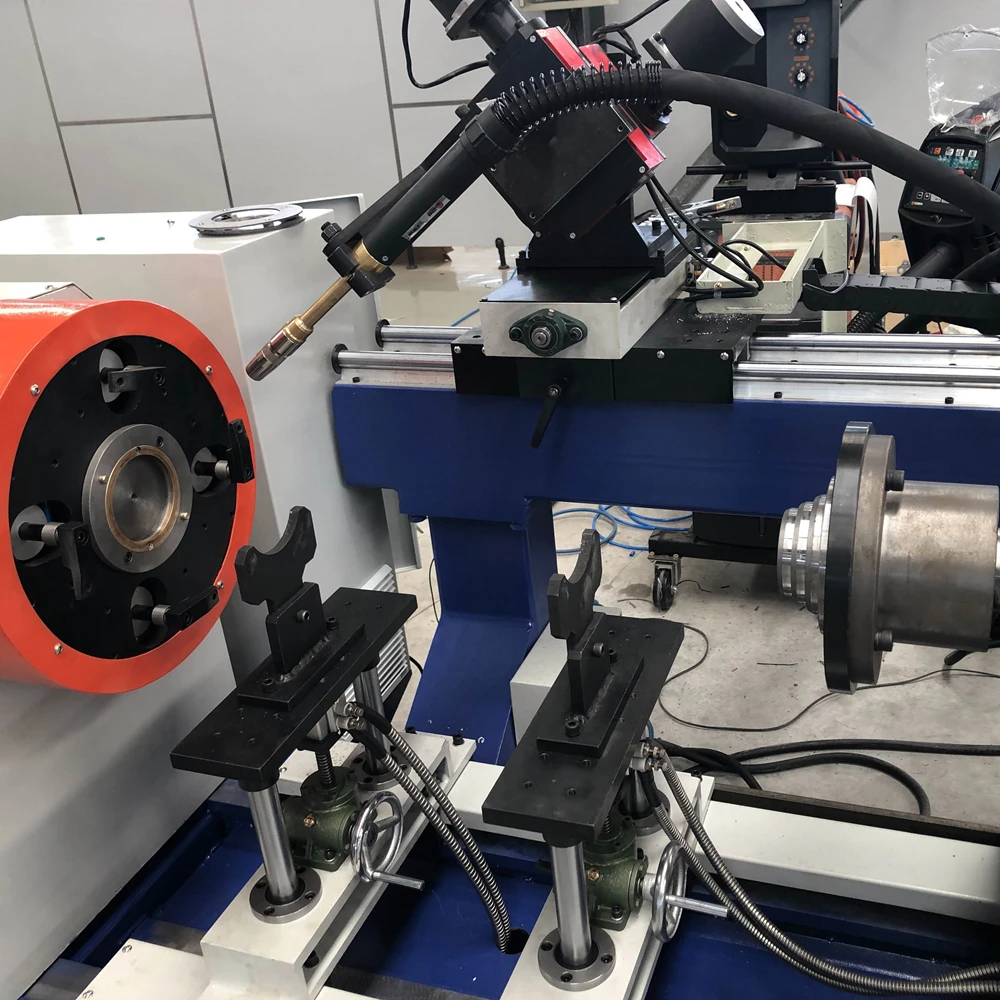 Haoyu Cnc Automatic Flange Welding Machine Butt Pipe Flange Welding Machine