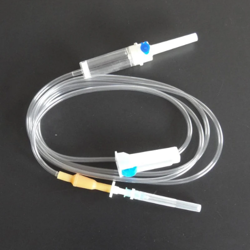 Medical Device Manufacturer Sterile Intravenous Disposable Iv Infusion Set with Flow Regulator