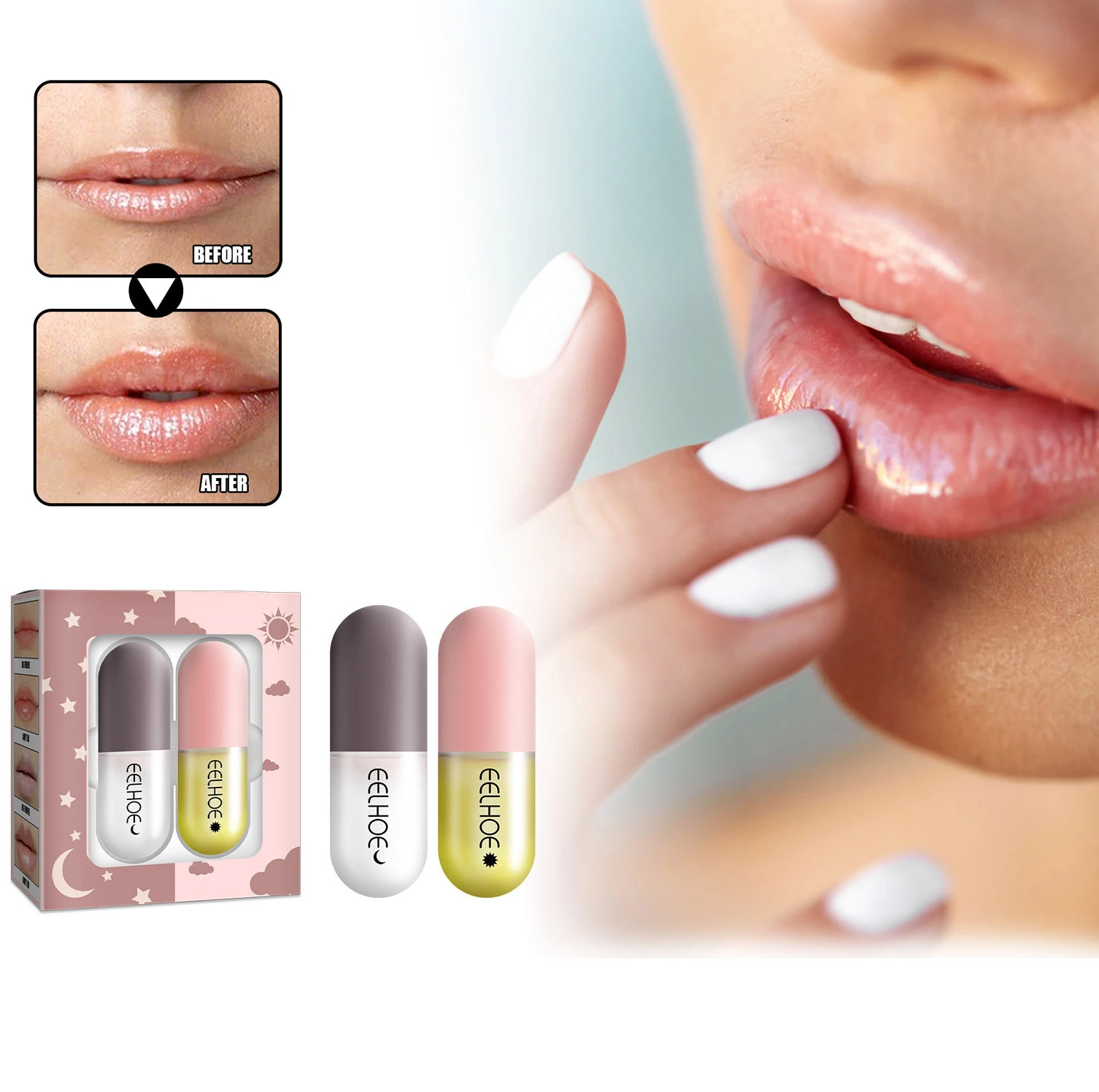 Private Label Logo Korean Organic Natural Vegan Lightening Moisturising Chapstick Stick New Care Lip Balm for Men and Women