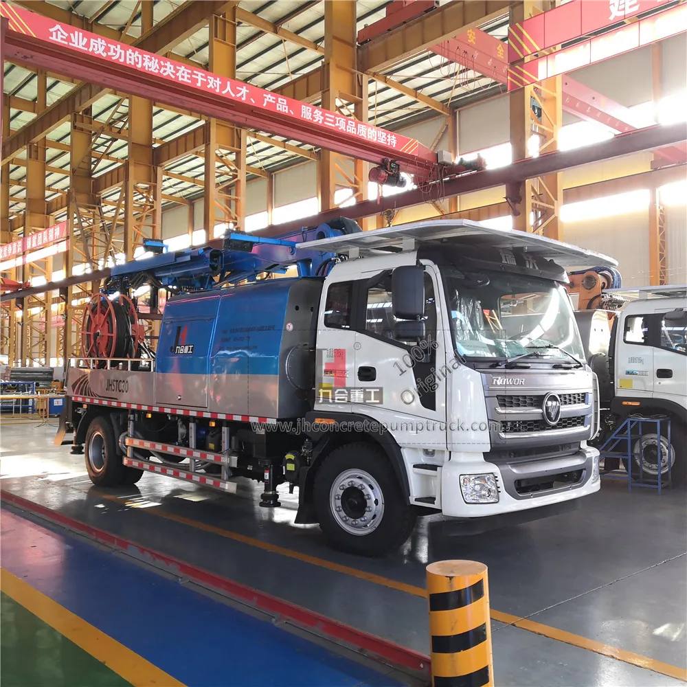 Factory price! JHSTC30 Concrete shotcrete truck robotic shotcrete truck concrete shot robotic manipulator