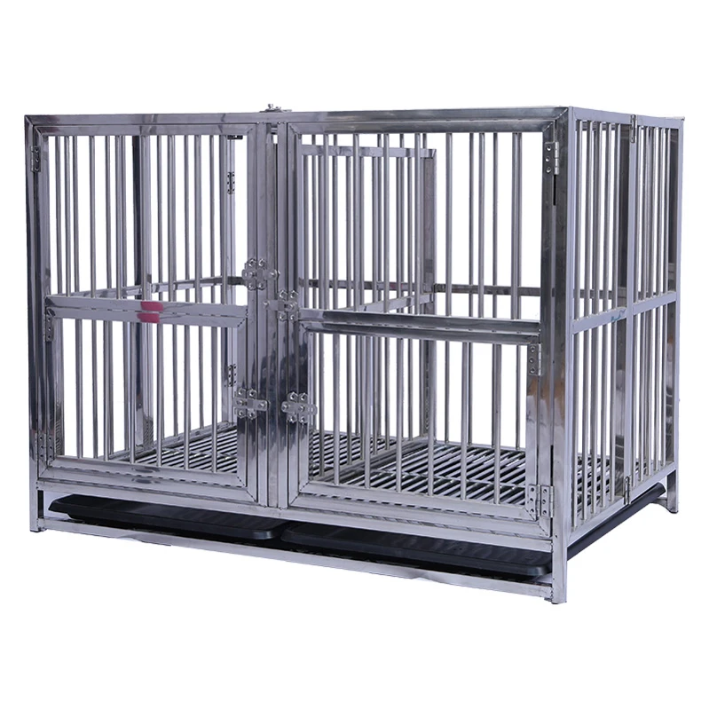 Good Quality Modular Stainless Steel Customized Size Dog Cage 3 Layers Dog Kennel