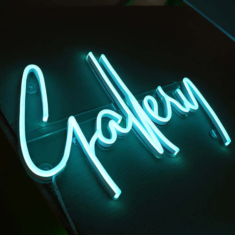 Liyu Neon Flexible PVC Black Acrylic Led Backing Board Wholesale Neon Light Signs Neon Sign for Wall Decor