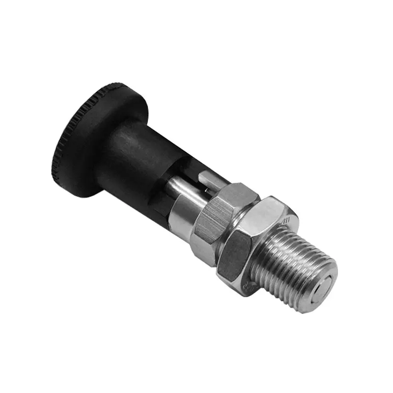 Professional Manufacturer GN617 Stainless Steel Black Plastic Handle Indexing Punger
