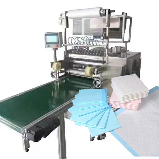 OEM High Speed Disposable Underpad Making Machine Urine Pad Pet Mat Making Machine