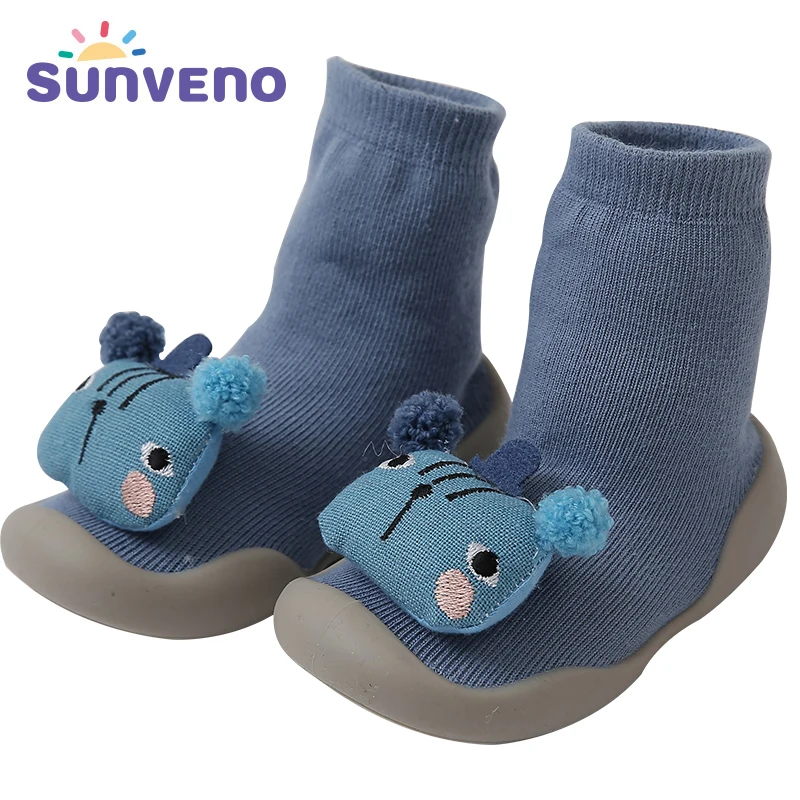 
Lovely Baby Shoes Carton Sock Shoes First Walker Soft Rubber for Baby Kids Toddler Boys Girls 3-36M christmas gift 