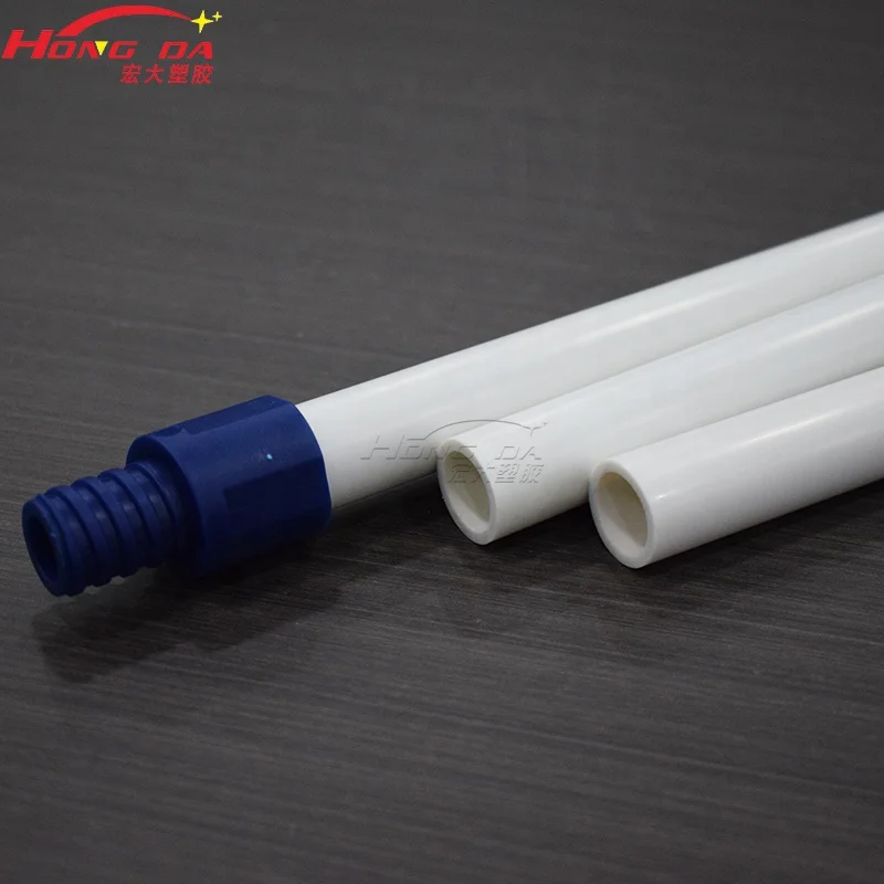 China manufactory cheap price UV resistance white round pp plastic pipes extrusion PVC tubes ABS pipes for toy