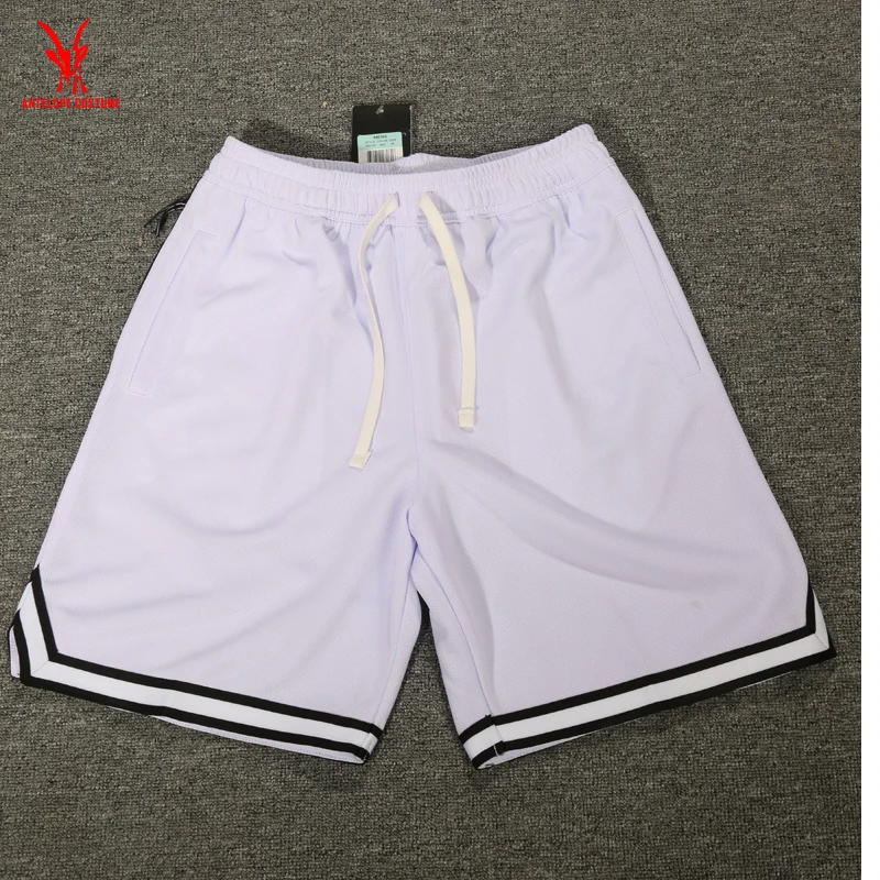 
Custom Number Name Summer Fitness Zipper Basketball Shorts With Pocket 