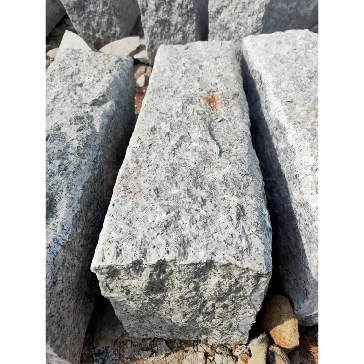 Newstar Light Grey Granite Road Paving KerbStone Tile Curb Stone For Landscaping Or Public Area Or Government Project