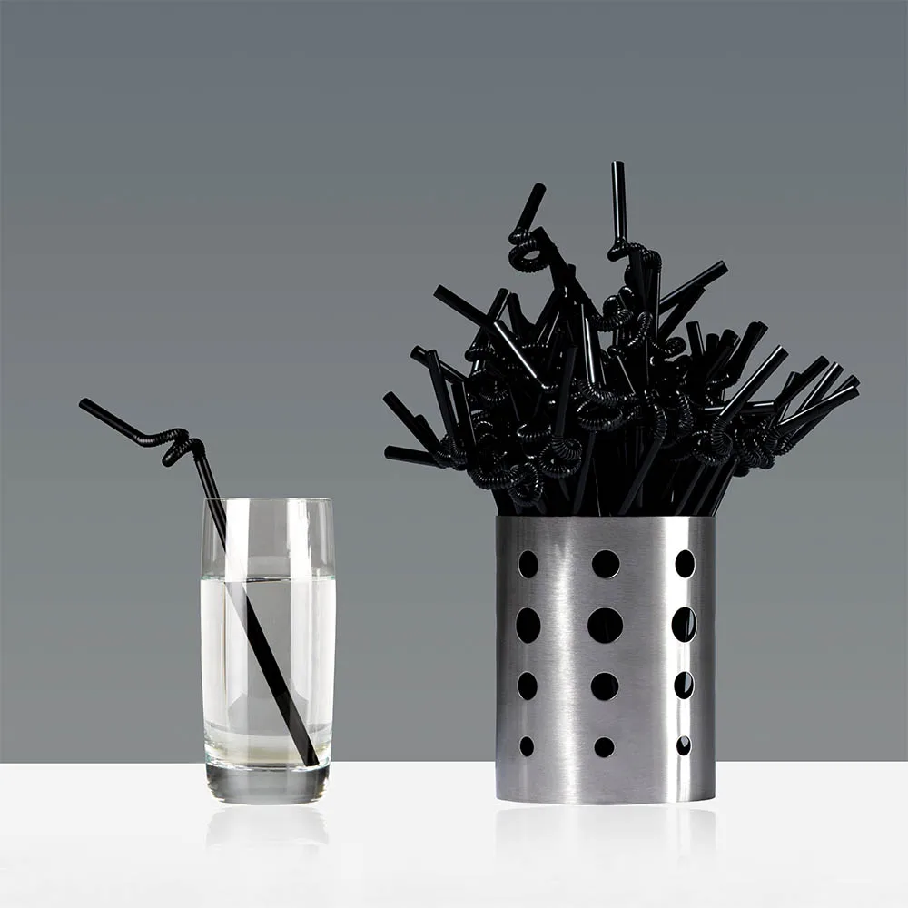 Novelty PP Cheap 12 mm Disposable Bubble Tea Drinking Plastic Straws Reusable Flexible Straw Creative Cartoon Drinking Straws