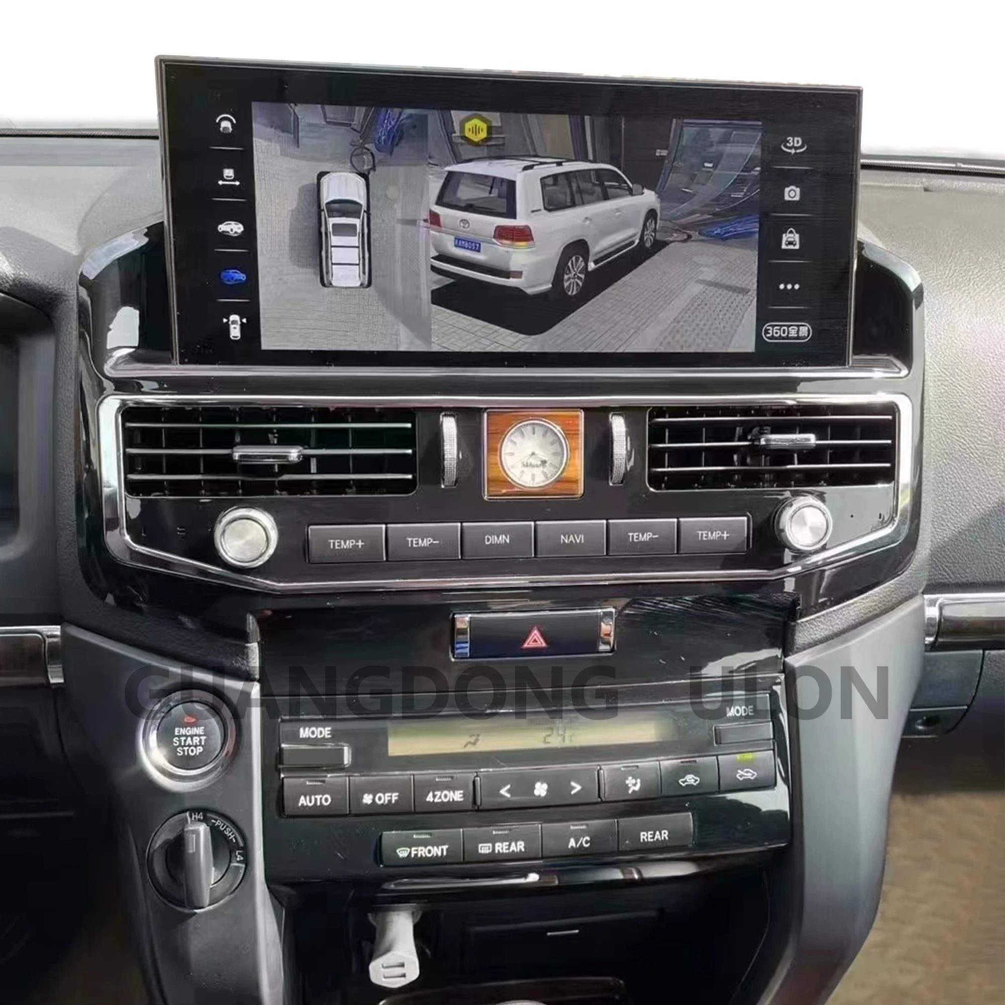 Автомобильный радиоприемник на Android для Toyota Land Cruiser 2008-2015 дюйма LC200 сенсорный экран GPS-навигация мультимедийный проигрыватель CD/DVD
