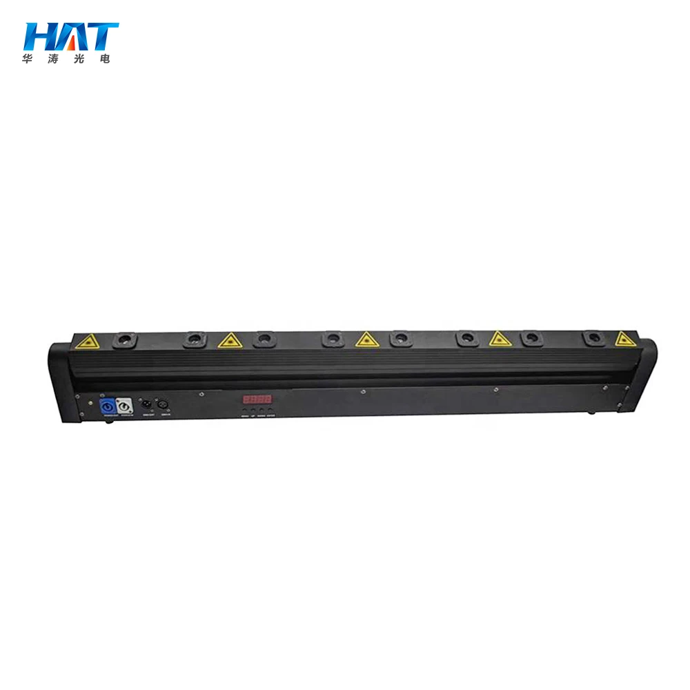 HAT 2024 Hot selling 8 Eyes laser single RED color 550mw*8pcs laser Skynet beam 8 Heads laser light bar club night performance
