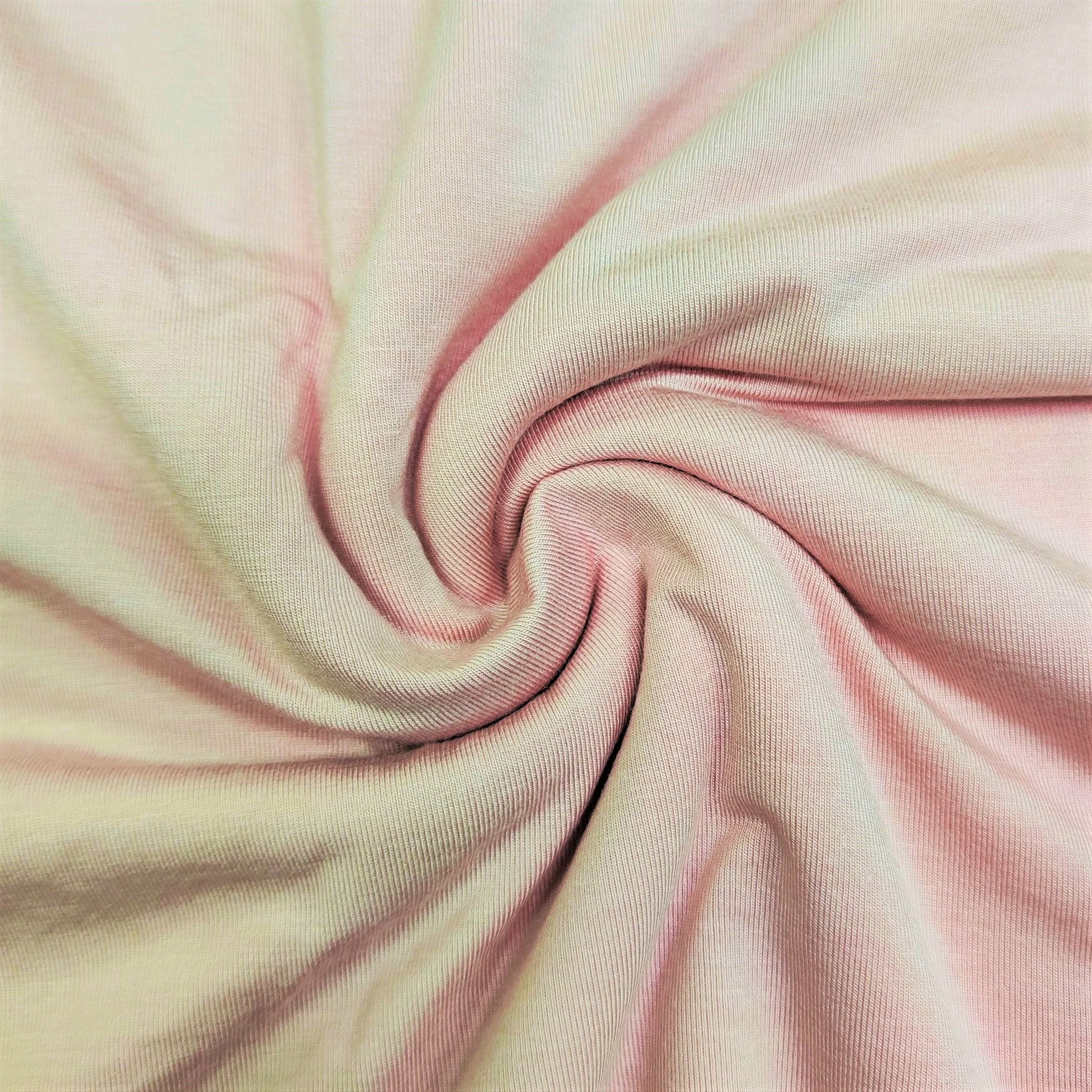 high end knit fabric 94% viscose 6% spandex elastic jersey viscose and spandex fabric for pajama