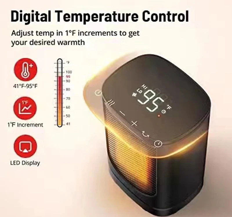 portable heater PTC Ceramic Heating electric fan heater Mini ceramic winter electric heaters