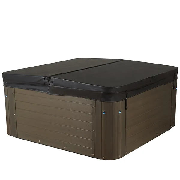 OEM Outdoor Waterproof Foldable PU and ESP Foam Insulation Hot Tub Swimming Pool Cover