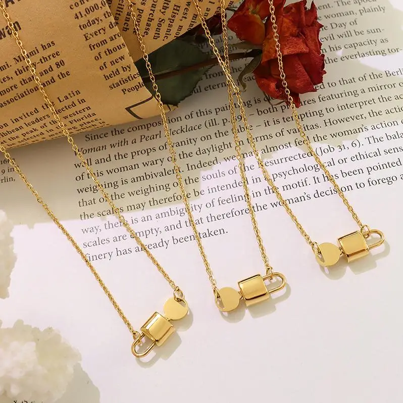 Fashion Jewelry Necklaces Men Sets Clover Plated Heart For Women Long Zircon Charm Bead Crystal Choker New Tungsten Necklace