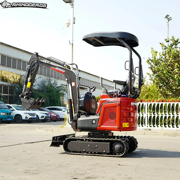 Rhinoceros mini digger KS10-8 CE  certificated crawler type  gasoline engine  cheap mini excavator  for sale