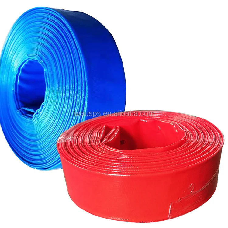 Factory Wholesale 3 Inch 4 Bar PVC Flexible Water Delivery Hose PVC Layflat Hose For Agricultural Irrigation PVC Water Hose