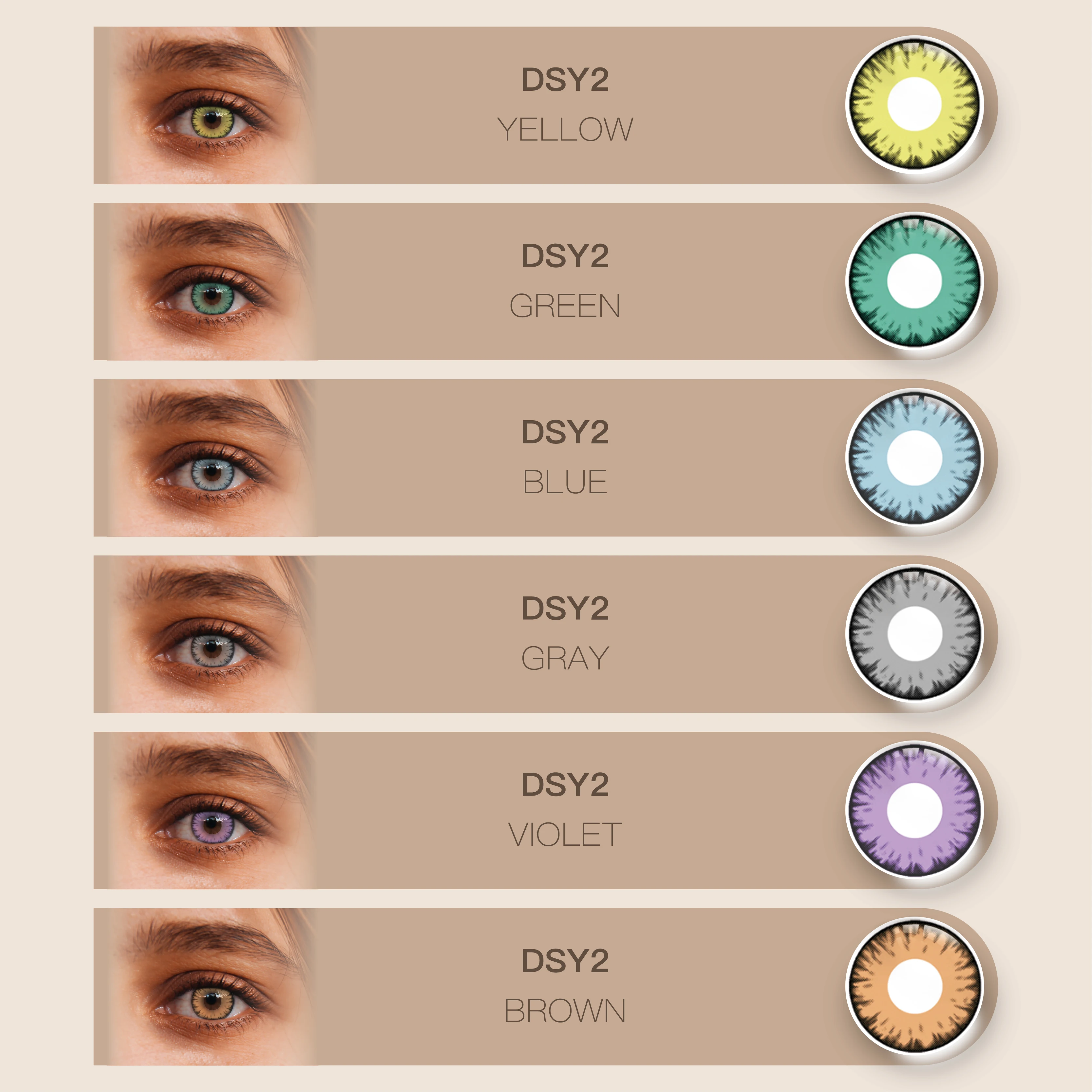 Custom Colorful Cute New Beautiful Style Eye Lenses Color Contact Lens,Wholesale Yearly Fashion Eye Lenses Color Contact Lens//