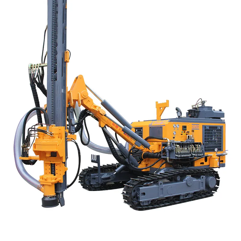 zhejiang kaishan brand crawler type mining drilling rig machine portable KG420TH