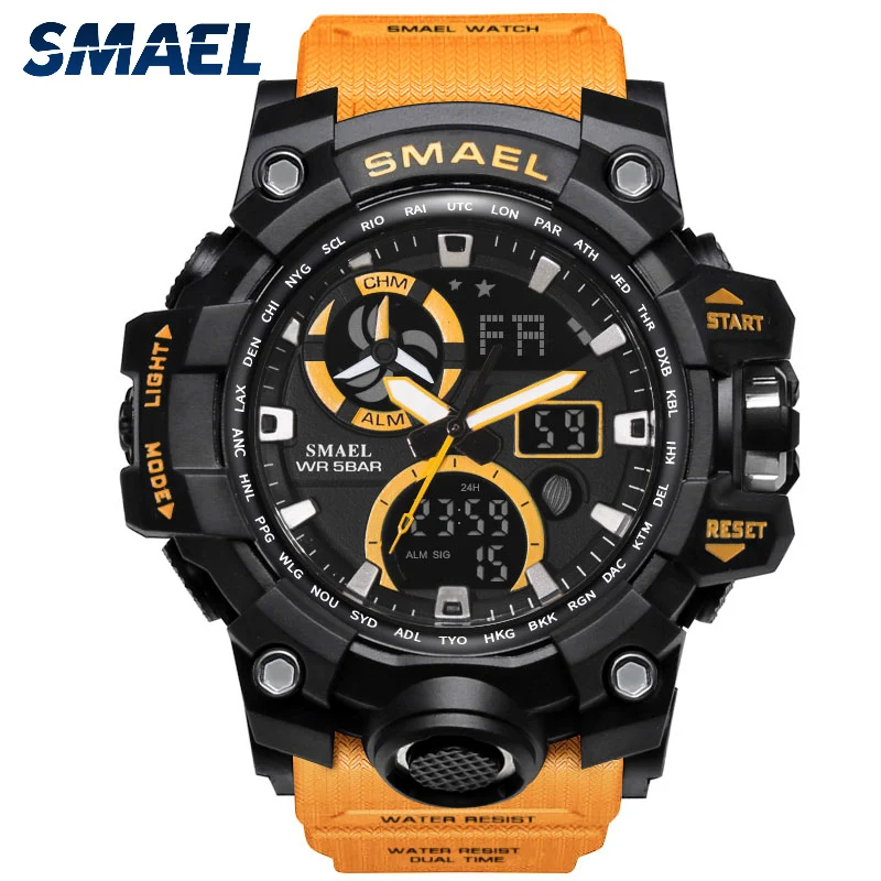 SMAEL 8545C fashion sport watch analog digital men watch for outdoors