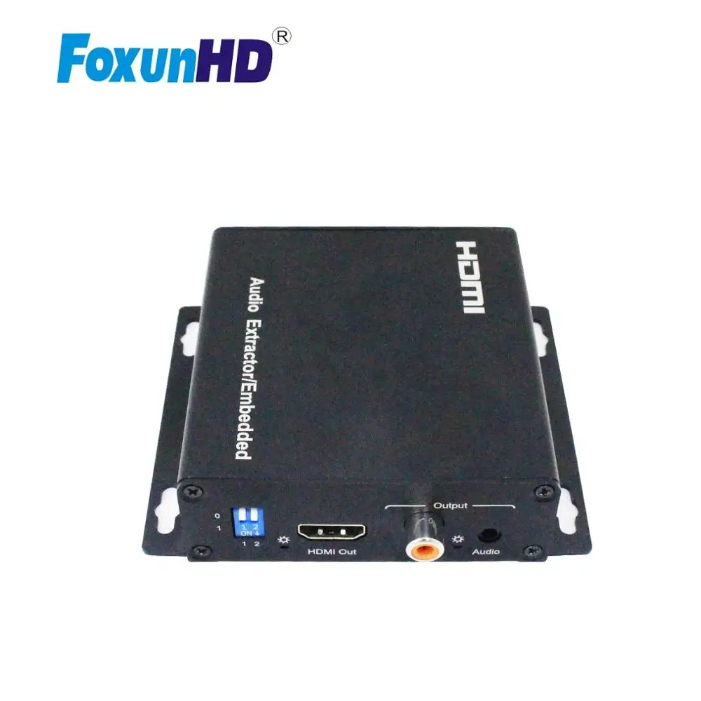 4K@60HZ Inserter & Extractor Support 2 DIP Switch To Extract The Digital HDMI Audio Signal And Embedding