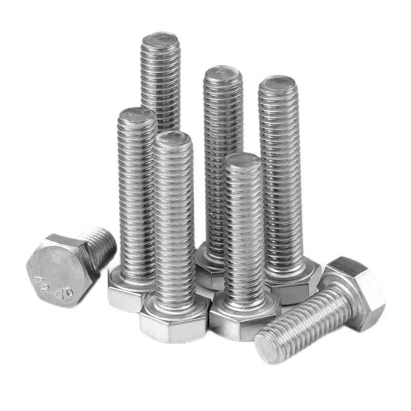 Ss Stainless Steel Bolt and Nut M16 X 100 M10x125 316 Grade M38 M26 Perno Hexagonal M8x2 M32 Bolts 5.8 Fasteners