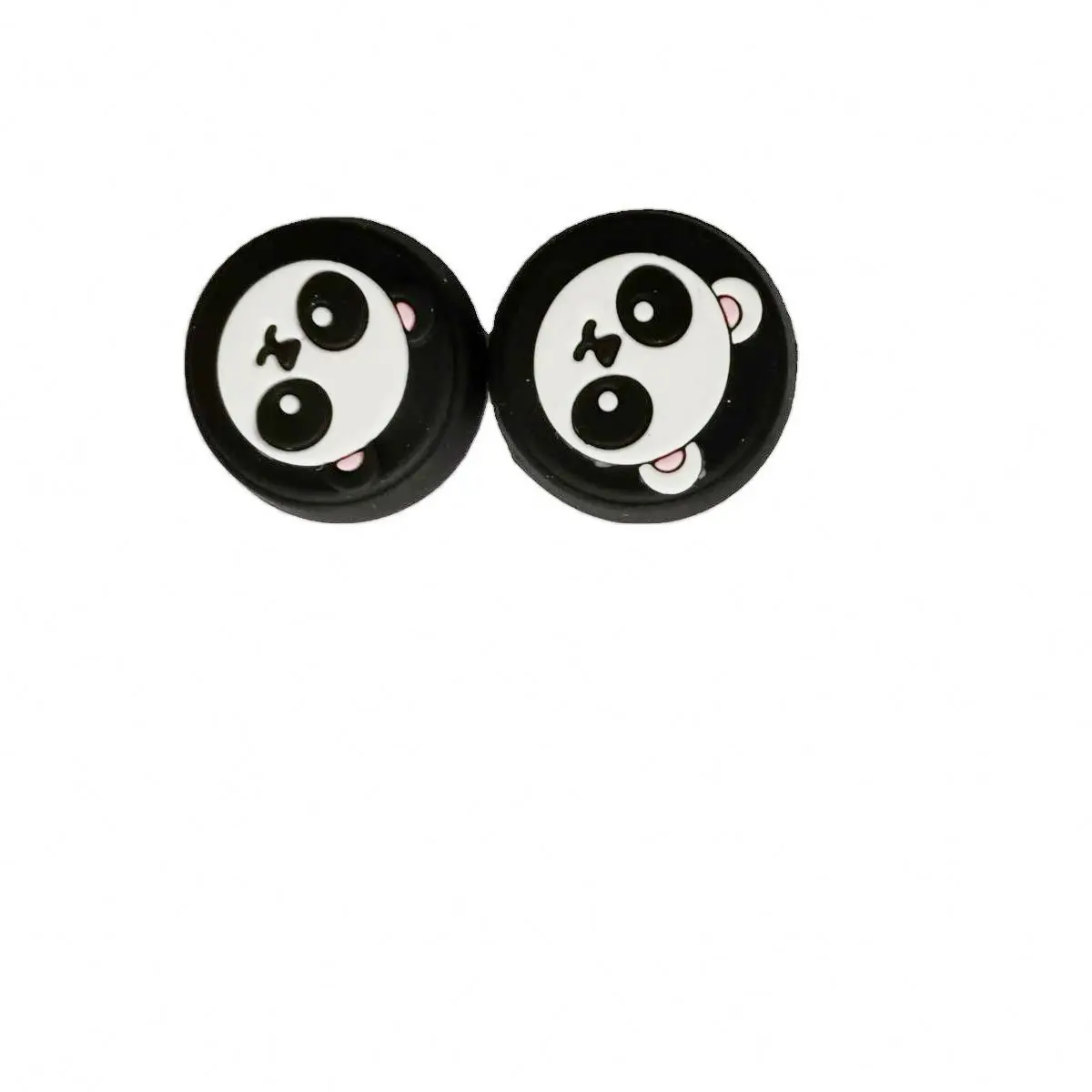 
for PS5 Panda Head Game Handle Rocker Silicone Thumbstick Cover Buttons Button Rocker Thumb Stick XY10398 