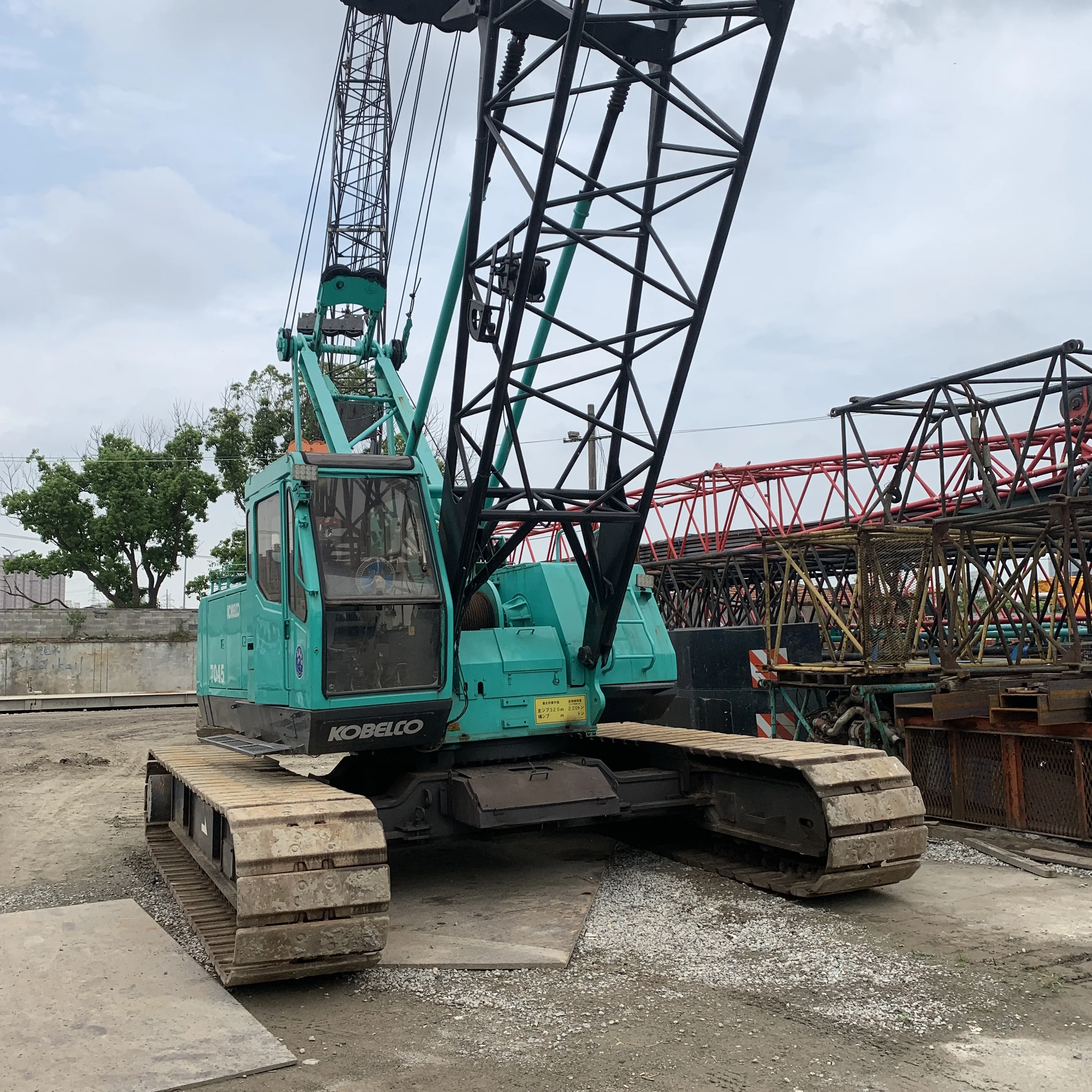 Подержанный гусеничный кран KOBELCO 50 тонн 45 55 гидравлический для строительной машины Hitachi/SANY