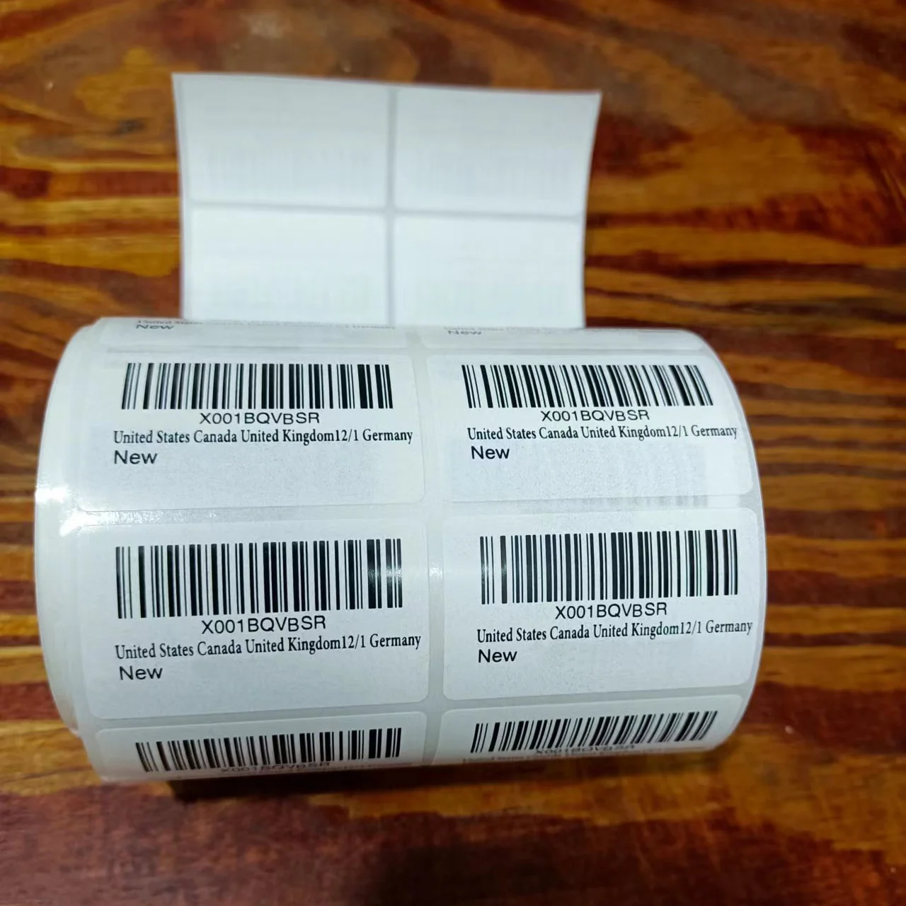 FBA label sku identification logistics sticker tagging barcode tracking QR code FBA outer box packaging label sticker printing