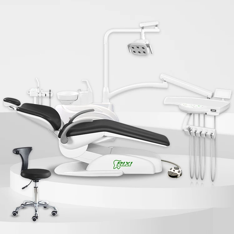Dental Equipment Factory Comfortable Multi Function Dental Chair Price Hot Sale Full Set Unit with LED Light