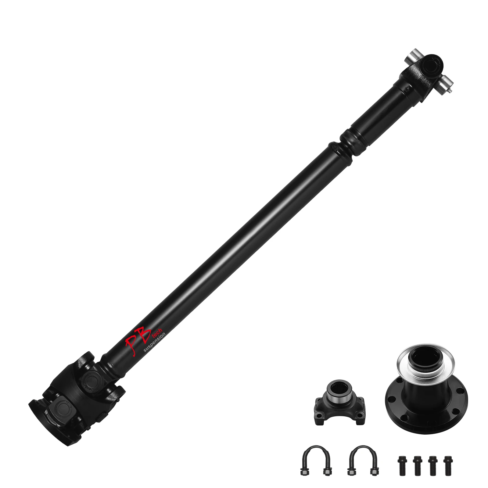 1350 High Strength Steel Heavy Duty Driveshaft Front Drive Shafts w/ A/T For Jeep 2007-2018 Wrangler JK