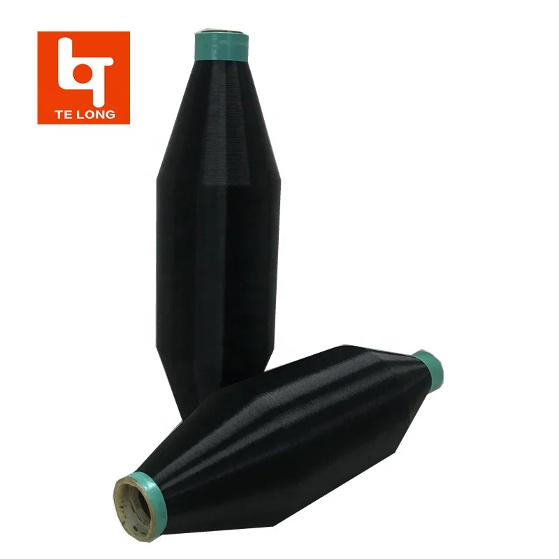 20D/1F Nylon Black  Bright Monofilament mono FDY Yarn for warp knitting weaving knitting