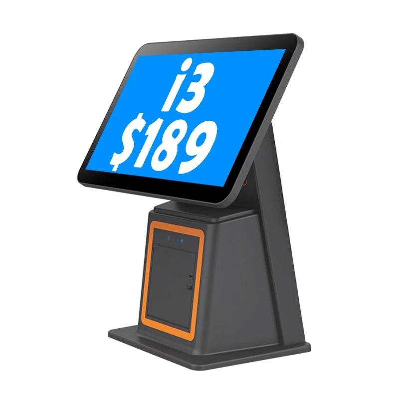 JSJ1200 Windows Android All In One Single Screen Touch Cash Register Billing Terminal Machine Point Of Sale Pos Systems