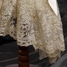 Baby Girls Formal Dress Tulle Flower Capped Sleeves Baptism Special Occasion Shower Birthday Christening Gowns 0-24 Months