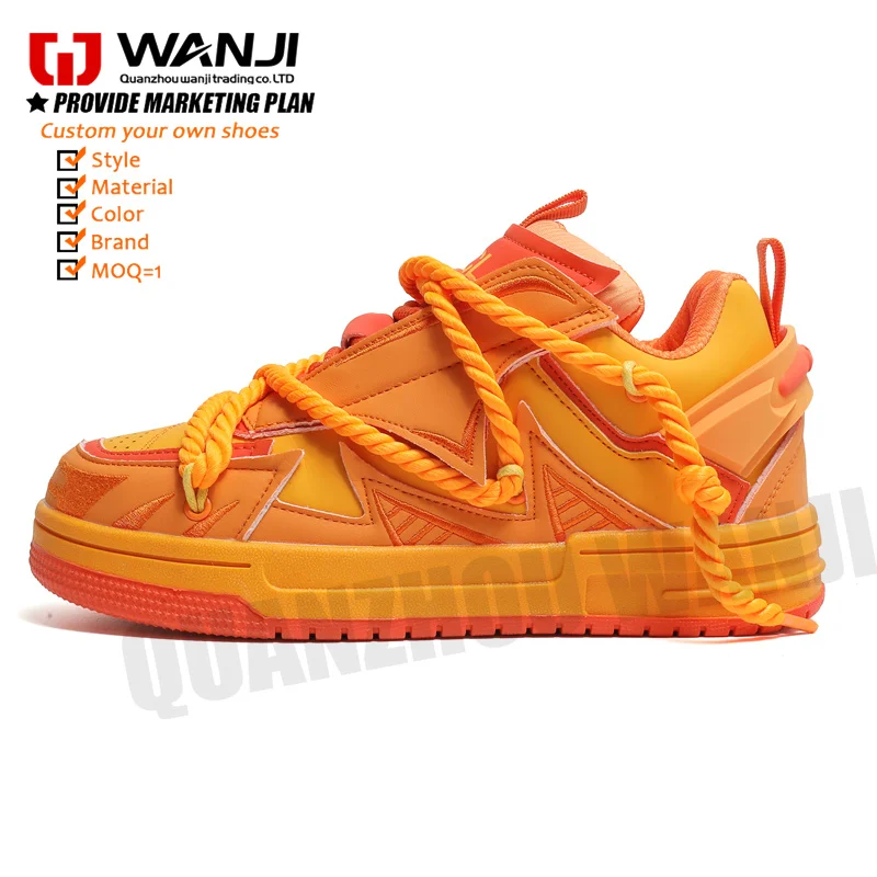 Stock Wholesale Bulk Order High Quality Leisure Comfort Non-Slip Thick Sole Height-Increasing Casual Mens Sneakers Sports Shoes