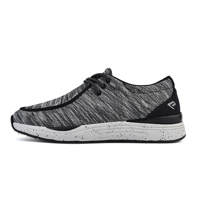 QILOO Shoe Manufacturer Dirty Style Classic Black Sneakers Casual Lace Up Walking Shoes Man