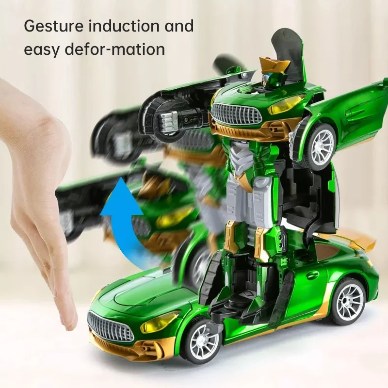 1:16  Degree Rotation Gift Electric RC Transformation Controlled Deformation Remote Control Transformation Toy Robot Car