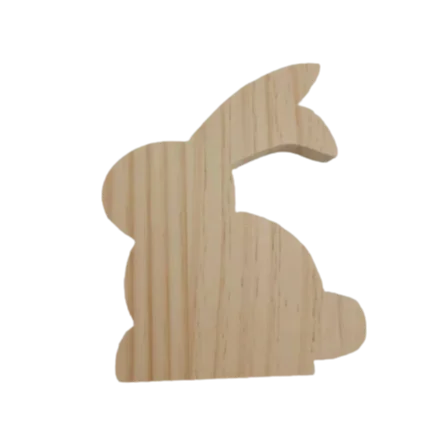 Easter decorations wooden rabbit ornaments kindergarten shop counter decoration Wooden handicraft Rabbit Pendant