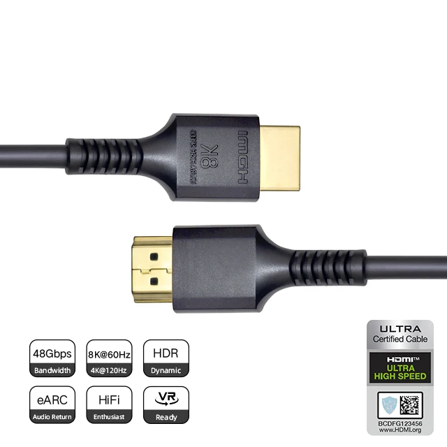 Wholesale Certified Hdmi Cable 8K 1M 1.5M 2M 3M 5M 10M 20M