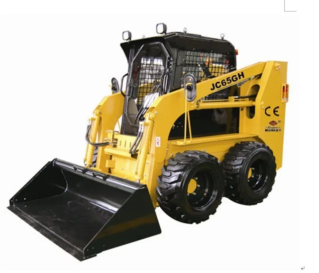 Original factory Mini loader  JC65  taian luyue super monkey skid steer loader  with 75hp  loading capacity 950kg with CE