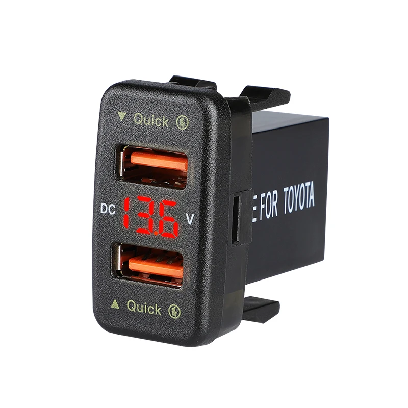 Oem 5V 3A Type-C 2 порта Usb для Samsung S20 S9 S8 Xiaomi Huawei P30 Pro Быстрая зарядка Qc3.0 36W Быстрое Автомобильное зарядное устройство