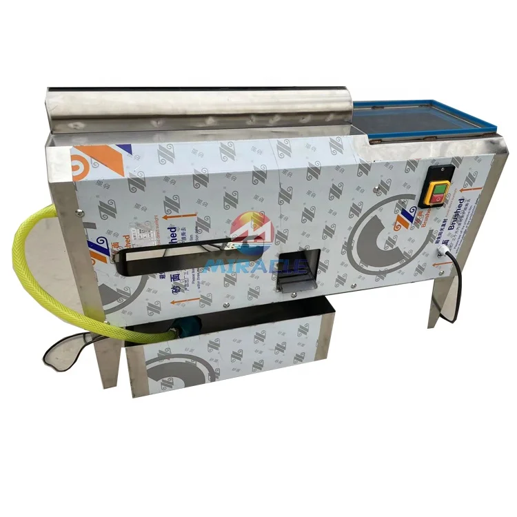 Good Peeling Effect Egg Shell Crushing And Shelling Machine