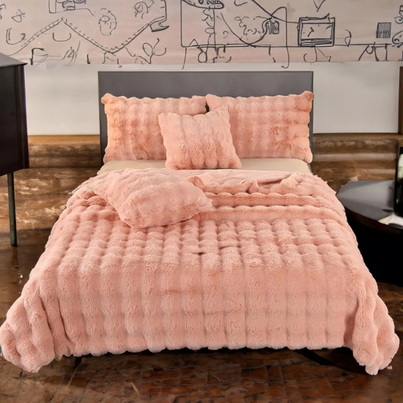 Wholesale Comfortable Idea Bed Cleaning Bedroom Set Flannel Fleece Blanket