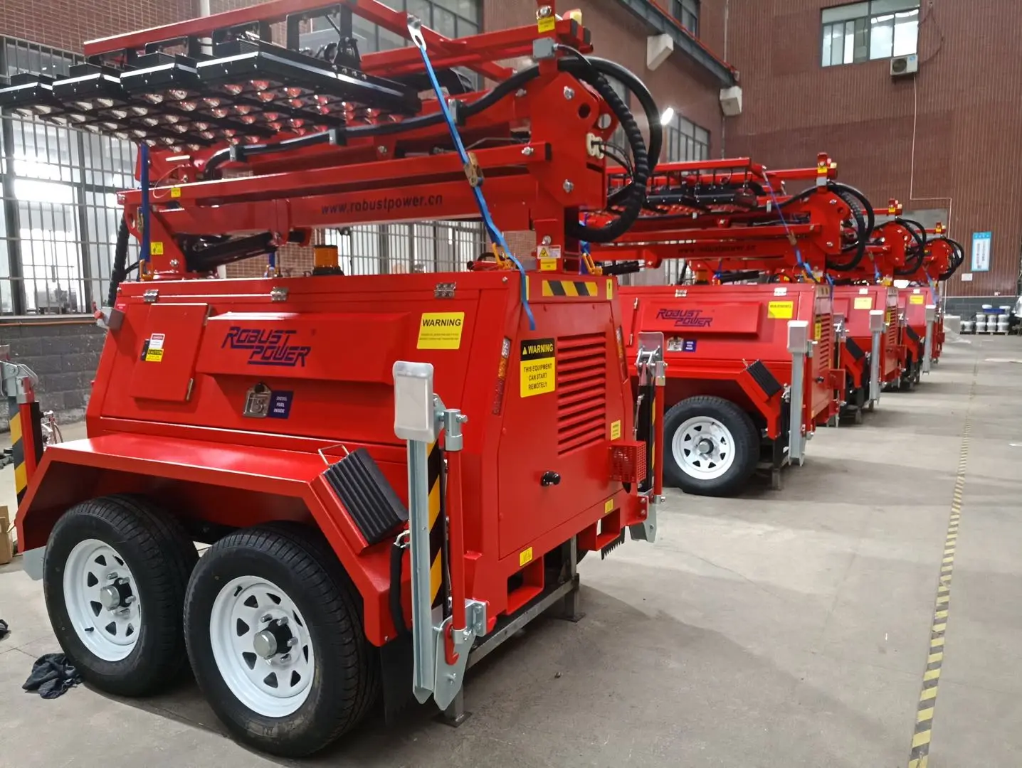 6x480W Mobile Light Tower Mobile Floodlight Generator LED Lamp Diesel Light Tower Price